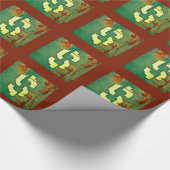 Big Bucks Rust Plaid Cadeaupapier (Hoek)