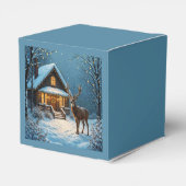  Big Buck's Snowy Christmas Visit Bedankdoosjes (Achterkant)