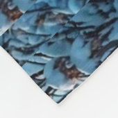  Big Buck's Snowy Christmas Visit Fleece Deken (Hoek)