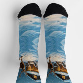 Big Buck's Snowy Christmas Visit Sokken (Top)