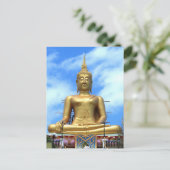 Big Buddha Briefkaart (Staand voorkant)