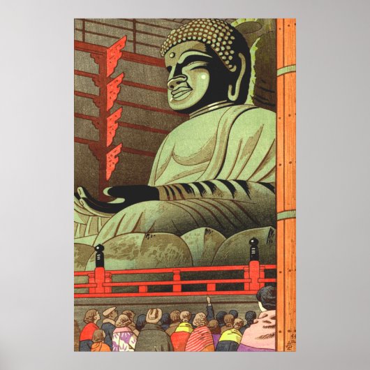 Big Buddha of Todaiji Temple Asano Takeji 1953 Poster (Voorkant)