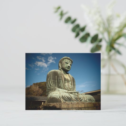 Big Buddha Statue Briefkaart (Staand voorkant)