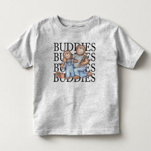 Big Buddy en Little Buddy, Carpenters samen. Kinder Shirts