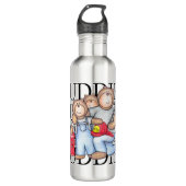 Big Buddy Little Buddy Firefighter Waterfles (Voorkant)