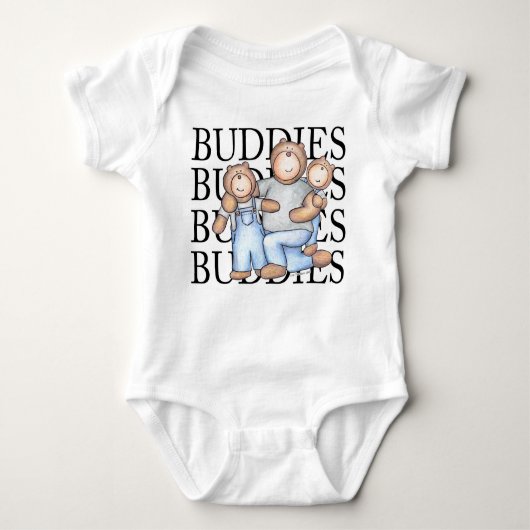 Big Buddy Little Buddy New Sibling Romper (Voorkant)