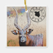 Big Bull Bongo Keramisch Ornament (Voorkant)