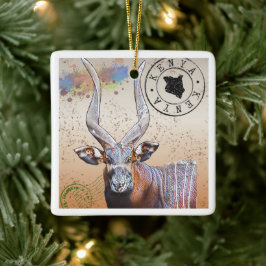 Big Bull Bongo Keramisch Ornament