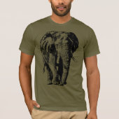 Big Bull Elephant | Afrikaanse wilde dieren T-shirt (Voorkant)
