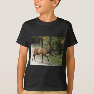 Big Bull Elk met Large Antler T-shirt