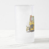 Big Bulldozer Dozer Glass Mok (Center)