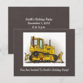 Big Bulldozer Dozer Kaart (Voorkant / Achterkant)