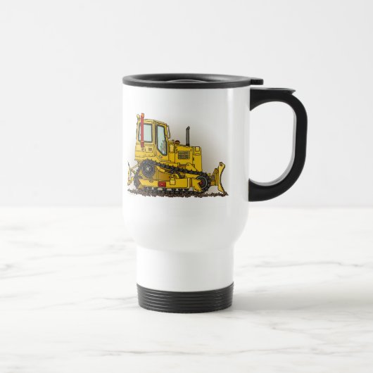 Big Bulldozer Dozer Travel Mug Reisbeker (Rechts)