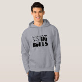 Big Bulls - Funny Farmer Hoodie (Voorkant volledig)