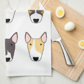 Big Bully (9 hondenontwerp) Thea Towel Doordwervel Theedoek (Quarter Fold)