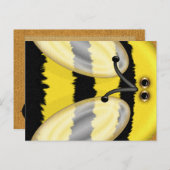 Big Bumble Bee Briefkaart (Voorkant / Achterkant)