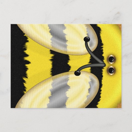 Big Bumble Bee Briefkaart (Voorkant)