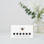 Big Bumble Bee Honey Products Bijenhouder Klantenkaartje (Staand voorkant)