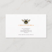 Big Bumble Bee Honey Products Bijenhouder Klantenkaartje (Achterkant)