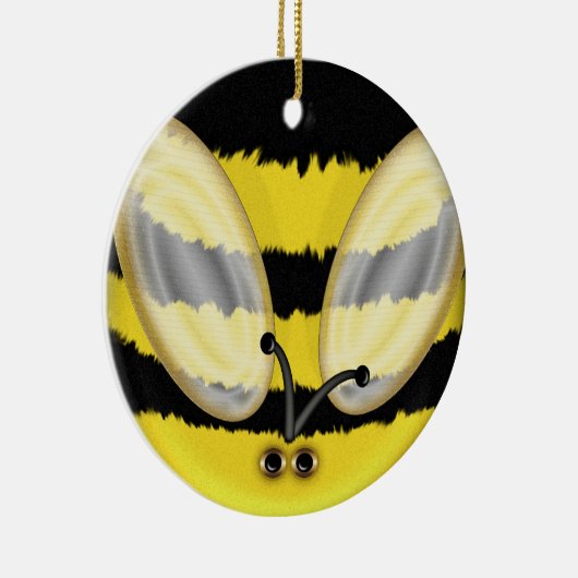Big Bumble Bee Keramisch Ornament (Rechts)