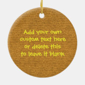 Big Bumble Bee Keramisch Ornament (Achterkant)