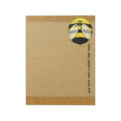 Big Bumble Bee Large Custom Notitieblok (Linkerzijde)