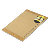 Big Bumble Bee Large Custom Notitieblok (Schuin)
