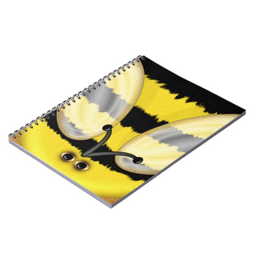 Big Bumble Bee Notebook Notitieboek (Linkerzijde)
