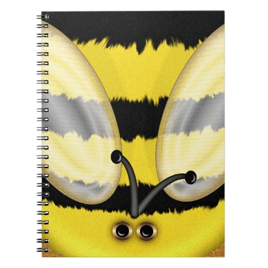Big Bumble Bee Notebook Notitieboek (Voorkant)
