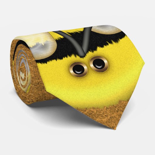 Big Bumble Bee Stropdas (Opgerold)