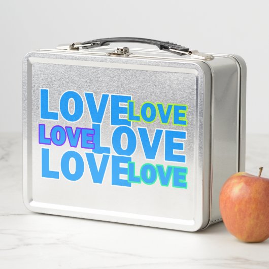 Big Bunch O' Bliss Metal Lunch Box (In situ)