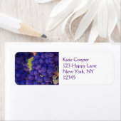 Big Bunch van Juicy Paarse druiven Etiket (Insitu)