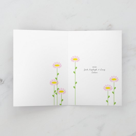 Big Bunny Feestdagen Kaart (Binnen)