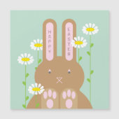 Big Bunny Magnetic Holiday Card (Voorkant)