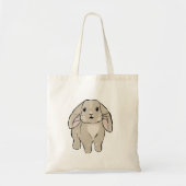 Big bunny  tote bag (Voorkant)