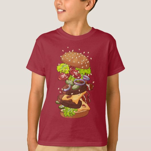 Big Burger, aangepaste shirten en jassen T-shirt (Voorkant)