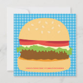 Big Burger BBQ Uitnodiging (Achterkant)