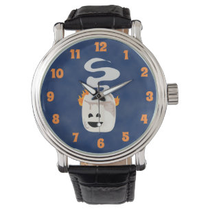 Big Burning Marshmallow Horloge