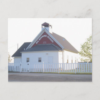 Big Burning School, Bad Ax, MI Briefkaart