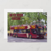 Big Bus Sydney Briefkaart (Voorkant / Achterkant)