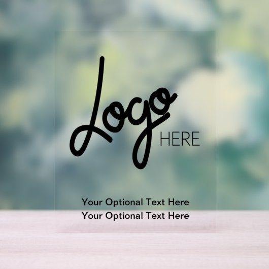 Big Business Logo Professioneel Modern Acryl Teken Acryl Bord (Neutraal)