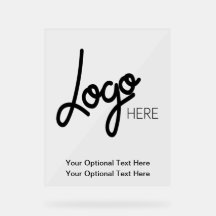 Big Business Logo Professioneel Modern Acryl Teken