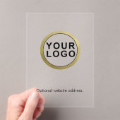 Big Business Logo Website Corporate Event Acryl Uitnodigingen (Insitu (Draagbaar))