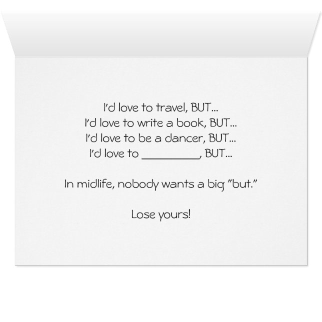 Big "but's"-kaart (Binenzijde Horizontaal (Onderkant))