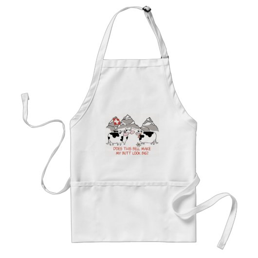 Big Butt Apron Standaard Schort (Voorkant)