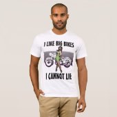 BIG BUTT BG BIKES Motorfiets Biker GRAPPIGE T-shir T-shirt (Voorkant volledig)