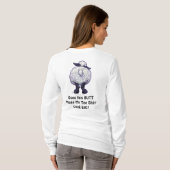 Big Butt Funny Sheep T-Shirts (Achterkant volledig)