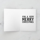 BIG BUTT GIRL KUNST KERST KAARTEN (Binnen)