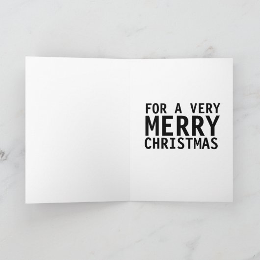 BIG BUTT GIRL KUNST KERST KAARTEN (Binnen)