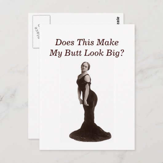 Big Butt Post Card Briefkaart (Voorkant / Achterkant)